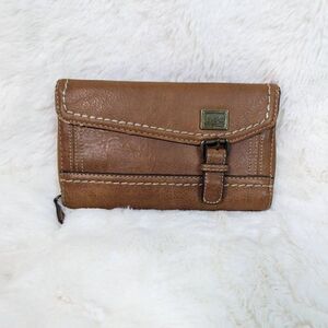 BOC Born Concepts Amherst Deluxe Wallet Vinyl Snap Closure Multi Pocket